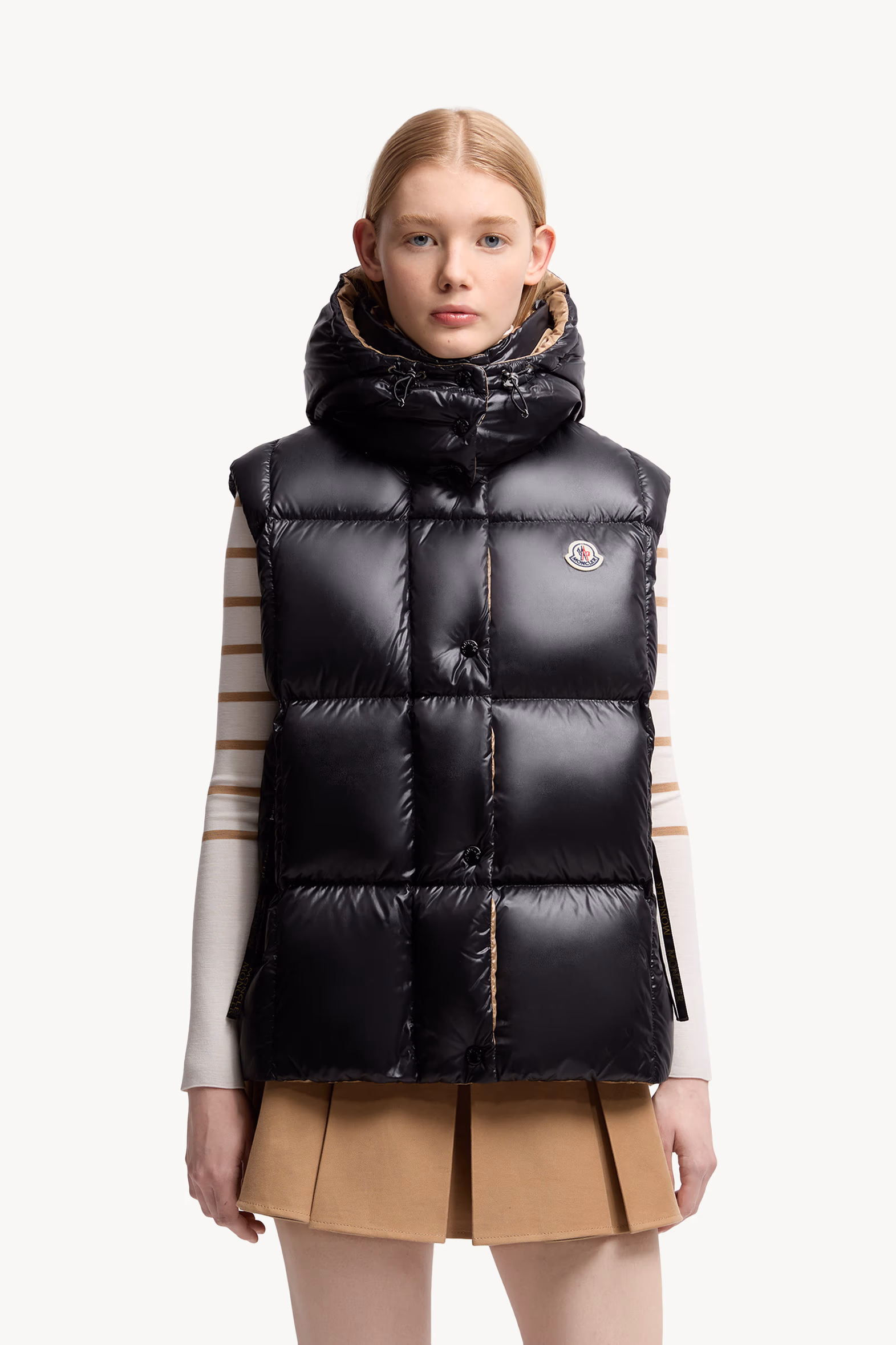Doudoune sans manches Luzule à capuche Femmes Noir Moncler 3